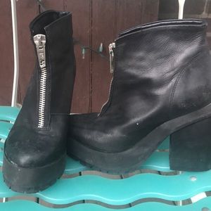 Miista leather platform boots